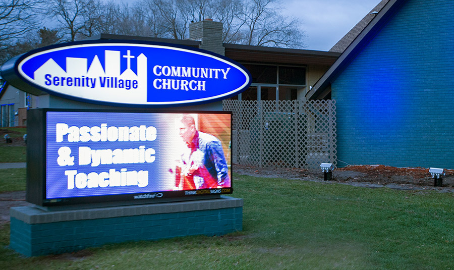 LED Message Center For Churches