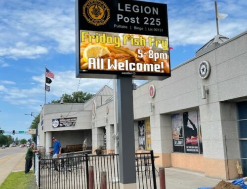 Forest Lake American Legion Outdoor Digital LED Sign – Civic