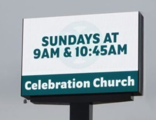 Celebration Church Digital LED EMC Outdoor Sign
